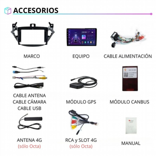 Radio Android Auto Carplay Opel Corsa E 2015-2019