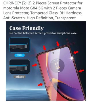 Protectores pantalla Motorola Moto G84 5G
