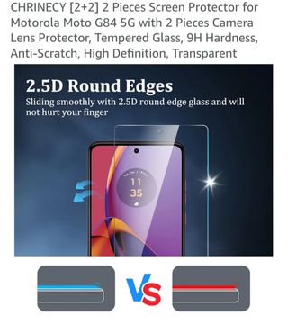 Protectores pantalla Motorola Moto G84 5G