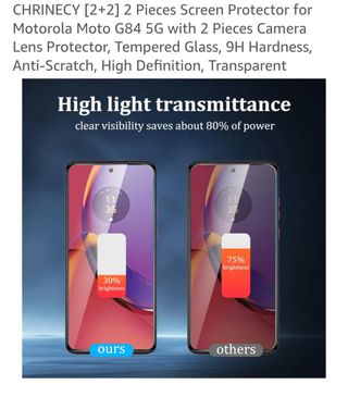 Protectores pantalla Motorola Moto G84 5G