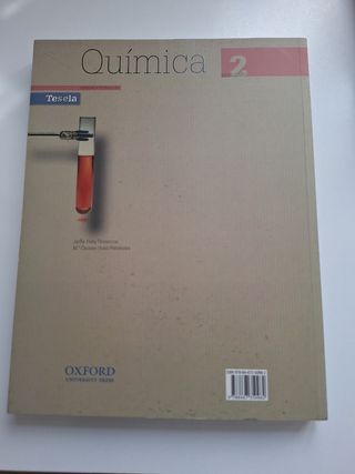 Química 2.º Bachillerato Tesela. Libro del alum...