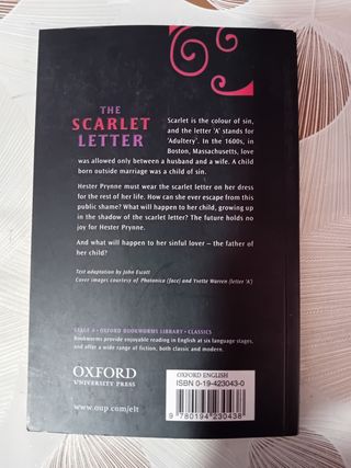 Oxford: Level 4 The Scarlet Letter (Inglés)