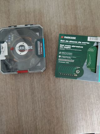Set dischi taglio metallo + abrasivi Parkside