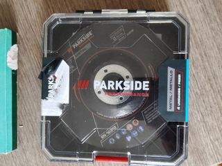 Set dischi taglio metallo + abrasivi Parkside