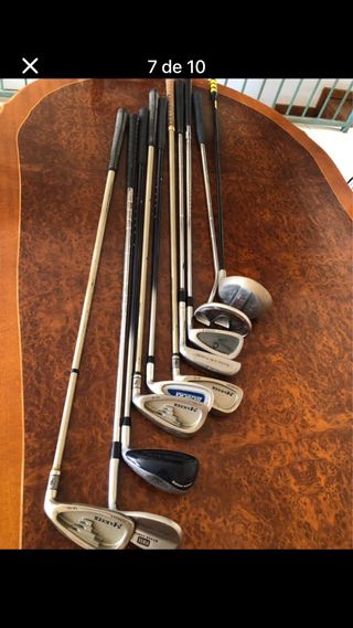 Bolsa golf + 10 palos seminuevos