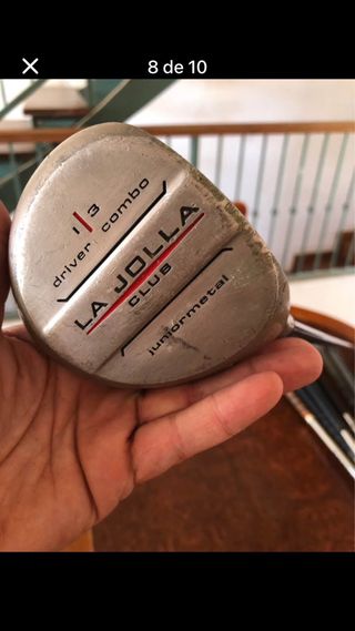 Bolsa golf + 10 palos seminuevos