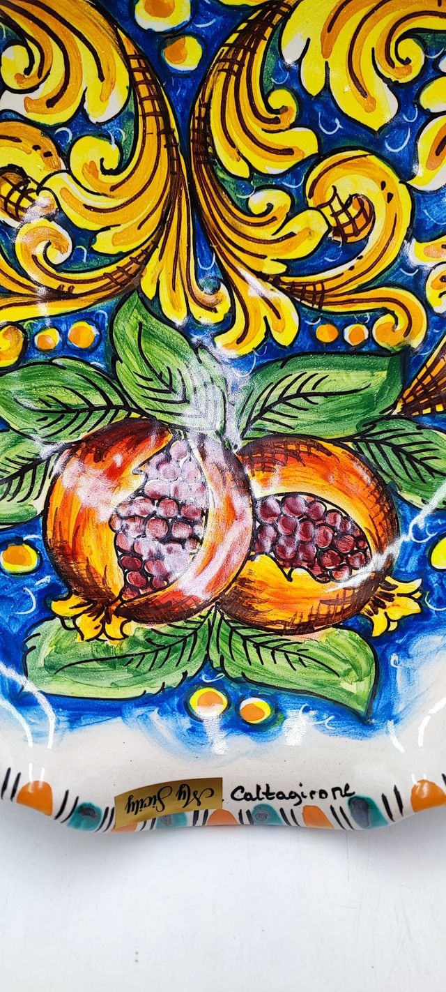 Centrotavola Caltagirone Ceramica