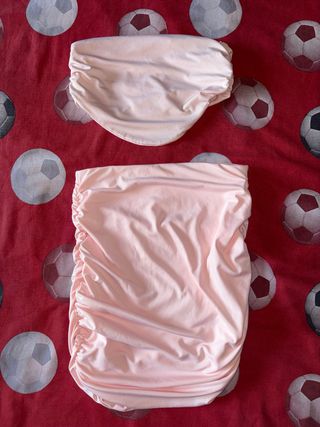 Conjunto falda y top rosa