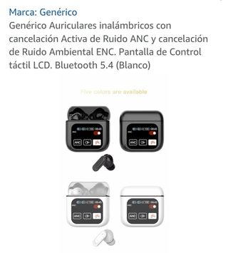 Auriculares precintados