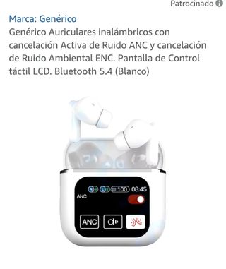 Auriculares precintados