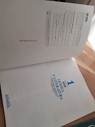 Libro de Lengua y Literatura Castellana de 1º ESO