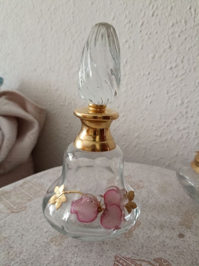 Juego tocador vintage cristal