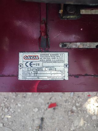 Motobomba fumigadora Gaysa 600L Honda G150