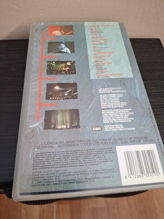 VHS Pink Floyd - Delicate Sound of Thunder