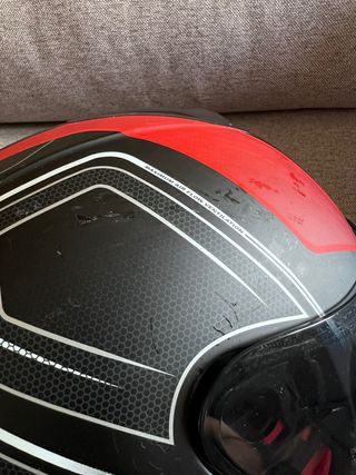 Casco MT Helmets - Rojo-Negro