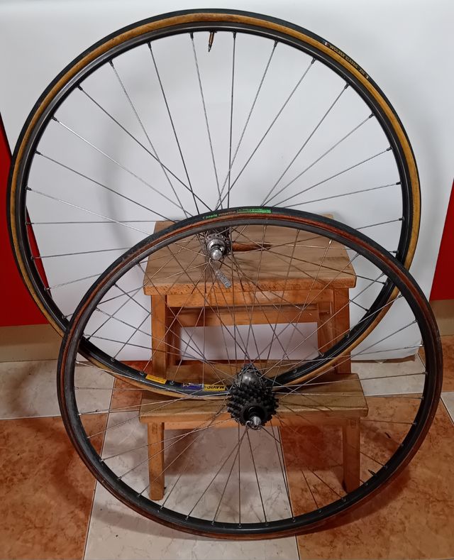 Rueda delantera bicicleta Mavic vintage