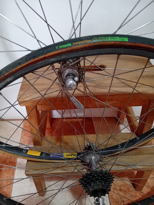 Rueda delantera bicicleta Mavic vintage