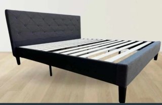Cama Zinus Shalini 135x190 cm Gris