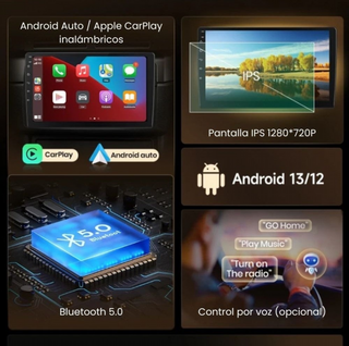 Radio Android Auto Carplay Hyundai i40 2012-2016