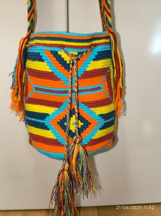 Bolso Wayuu multicolor