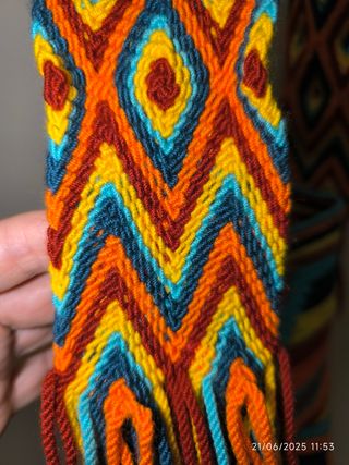 Bolso Wayuu multicolor