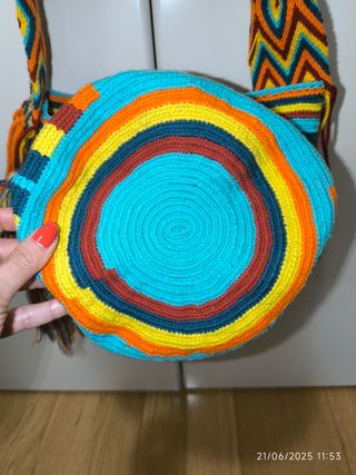 Bolso Wayuu multicolor