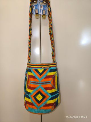 Bolso Wayuu multicolor