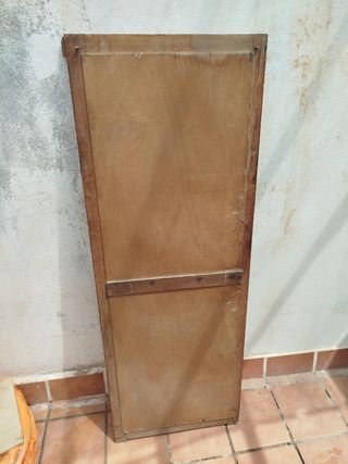 Espejo vertical antiguo madera maciza