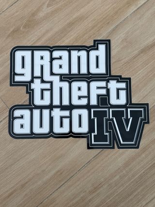 Pegatina GTA IV - Grand Theft Auto IV PS3