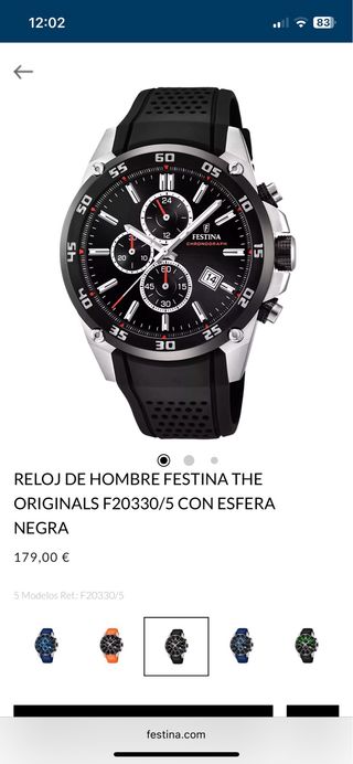 Festina F20330 Cronógrafo - Reloj deportivo