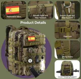 Mochila táctica militar 50L