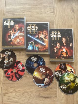 DVDs Star Wars Episodios I-III