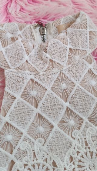 Top Blanco encaje XS-34