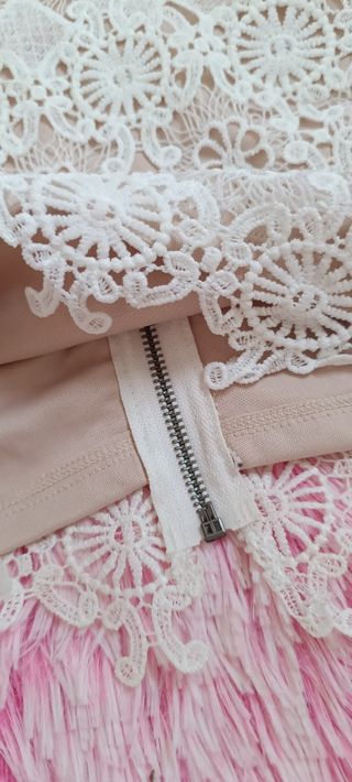Top Blanco encaje XS-34