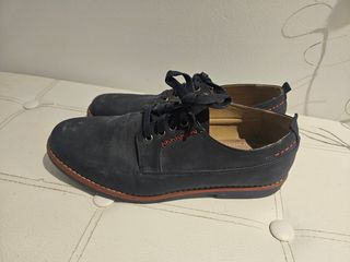 Zapatos azul marino - casual están sin limpiar