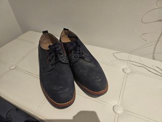 Zapatos azul marino - casual están sin limpiar