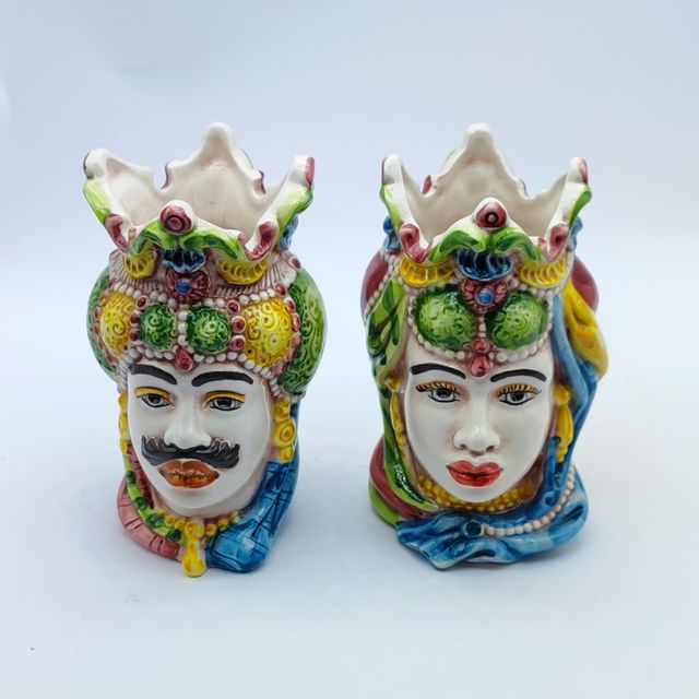 Teste Moro Caltagirone H14 - Ceramica