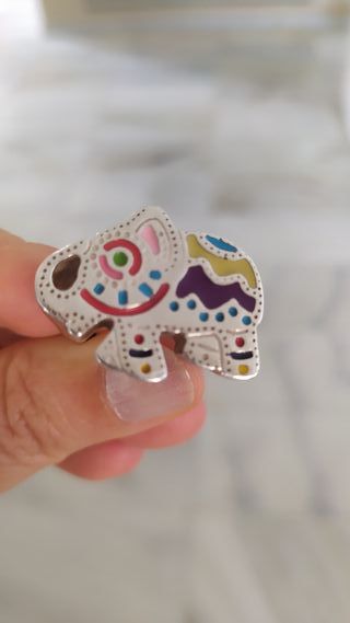 Anillo TOUS plata multicolor