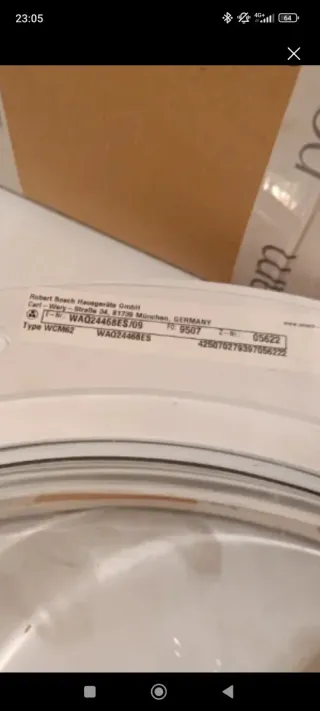 Despiece lavadora BOSCH Serie 6