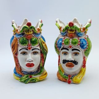 Teste Moro Caltagirone H15 - Ceramica