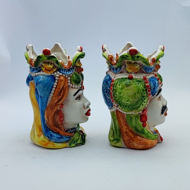 Teste Moro Caltagirone H15 - Ceramica