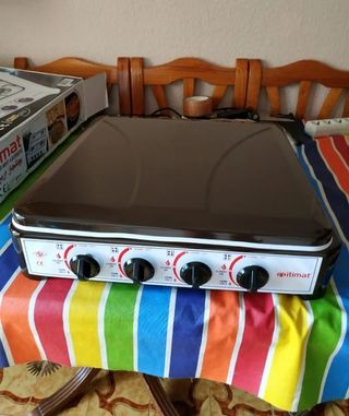 Cocina de gas portátil  Encimera 4 fuegos Hornillo