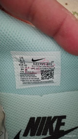 Zapatillas Nike Cortez Azul - 38