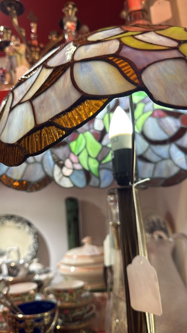 Lámpara Tiffany: Base árbol