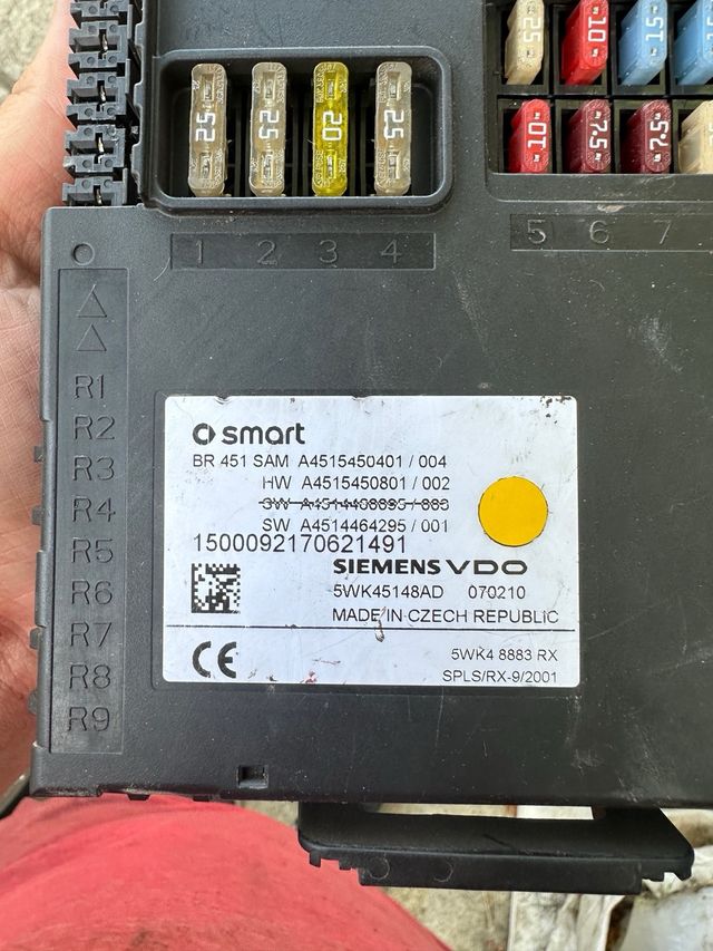 Centralita Fusibles Smart 451