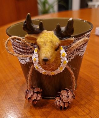 Vasetto renna vintage