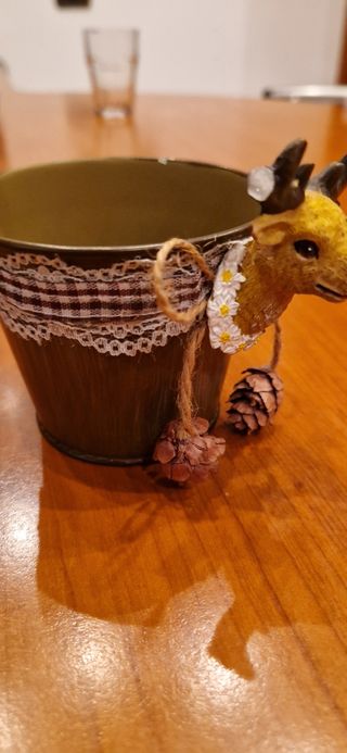 Vasetto renna vintage