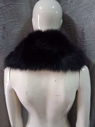 Collo vera pelle nera