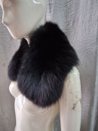 Collo vera pelle nera