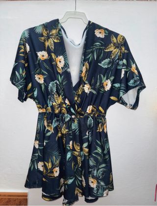 Mono corto estampado flores